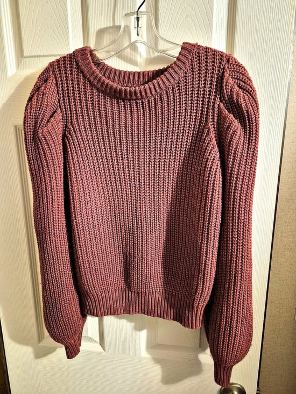Rock & Roll Denim Women's Knit Sweater Size Medium Like New